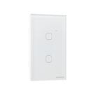 Interruptor Touch Inteligente 2 Teclas EIW 1002 Intelbras Branco