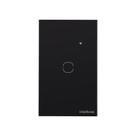 Interruptor Touch Inteligente Zigbee 1 Tecla EZS 1001 Preto Intelbras