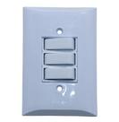 Interruptor Triplo Simples 10a De Parede Flp Paris 1420031