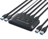 Interruptor USB YINNCEEN de 4 portas USB 3.0 para teclado e mouse e impressora