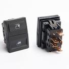Interruptor Vidro Eletrico Gol 2000 Ate 2005 G3 (Nao Serve No Gol Special Ate 2005) Parati 2000 Ate 2005 G3 Simples (Com 2 Interruptores Dos Vidros 1
