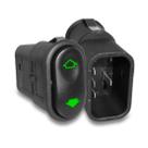 Interruptor vidro eletrico universal console 4 pinos led verde