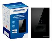 Interruptor WiFi NovaDigital 2 Botões Tomada 20A 4x2 Preto