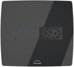Interruptor Wifi Touch 1 Botão + Tomada 20A Inteligente 4x4 Preto