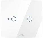 Interruptor Wifi Touch 2 Botões Inteligente 4x4 Branco
