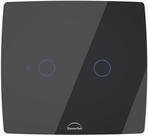 Interruptor Wifi Touch 2 Botões Inteligente 4x4 Preto