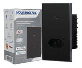Interruptor Zigbee 1 Tecla Novadigital Quartzo C/ Tomada PRETO 20a QZ-WK-1B