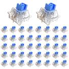Interruptores de teclado mecânicos Outemu Crystal Blue 108PCS