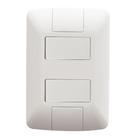 Interruptores Paralelos Aria 6a 4x2 250v Tramontina Branco Interruptores Paralelos Aria 6a 4x2 250v Tramontina Branco