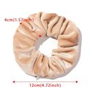 Intestino Grosso Hairband Cabelo de veludo laços cordas senhoras cabeça