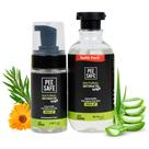 Intimate Wash Pee Safe Natural para homens 400 ml com pacote de recarga