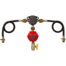 Inversor Automático de Gás GLP (kit completo para 2 botijões P45) Clesse