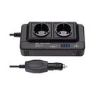 Inversor Automotivo 400W Com 4 USB, 12V Para 220V DC Para AC, Tomada EU 200W, Montagem Em Acendedor