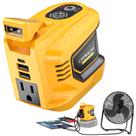 Inversor de energia LIVOWALNY 200W 20V a 110V com tomada USB e AC