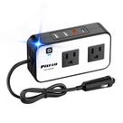 Inversor de Energia para Carro PisFau 200W - DC 12V para 110V AC com USB-C