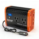 Inversor de energia para carro StrenRMgo 400W 12V a 110V com 2 tomadas AC