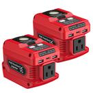 Inversor de potência Azocek 220W DC 18V para AC 110V com 1 tomada AC