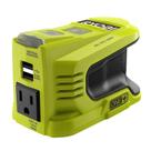 Inversor de potência RYOBI 18V ONE+ 150W com luz LED 120V