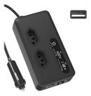 Inversor de Voltagem Carro 12v 220v Veicular 200W 2 USB Tipo C Conversor de Tensão