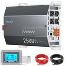 Inversor ZETAWALE 2500W 48V Onda Senoidal Pura 110V com 4 Tomadas