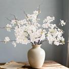 INXUGAO 12 ramos de flores de cerejeira artificiais 46 cm