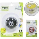 Ioio (yoyo) de plastico estampas sortidas 5,5cm de ø na cartela - OM UTILIDADES