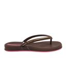 Ipanema chinelo 27398 - marrom / dourado / rosa - 38