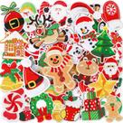 Iron on Patches AUGSUN Christmas 60 unidades de renas de Papai Noel