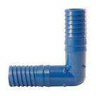 Irrigação: 90 graus, cotovelo, azul, Twister, 1/2 polegada, polipropileno
