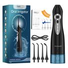 Irrigador Oral Aparelho Implante D52 Pro Upgrade Kit 8 Bicos Cor:Preto
