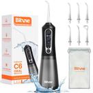 Irrigador Oral Denta Premium com 6 Bicos para Higiene Bucal 15 modos de Intensidade 300ml InMetro