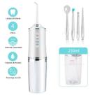 Irrigador Oral Elétrico Portatil Jato Água Limpador Dentário Bucal Branco