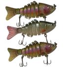 Isca Artificial 3 Peixe Pescaria Pesca Alto Realismo Fishing Camping Pescar Robalo Lambari Rio Mar Lagoa