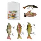 Isca Artificial 3 Peixe Pescaria Pesca Lambari Robalo Camping Captura Alto Realismo Rio Lagoa Mar