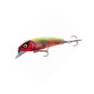 Isca Artificial Bomber Floating Long A 13A Silver Insert Chartreuse Pink