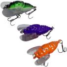 Isca Artificial Cigarrinha Inseto cigarra p/ tilapia 3 unid Isca Artificial Cigarrinha Inseto cigarra p/ tilapia 3 unid