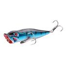 Isca artificial meia água/superfície topwater popper 9cm e 12.7gr tucunaré/traíra/dourado/pirarucu