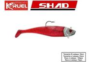 Isca Artificial Para Garoupa Shad Kruel 24cm-184g Kit Shedão - Varias Cores