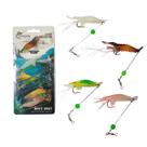 Isca Artificial Pesca 4 Camarao Pescaria Peixe Robalo Truta Lambari Salmao Mar Lago Rio Lagoa