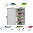 Isca Artificial Pesca 5 Peixes Realista Tucunare Robalo Lambari Tainha Traira Mar Açude Rio Siri Lago