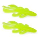 Isca Artificial Pesca Soft X-Bug 10cm 2 Unidades Para Tucunaré e Traíra Cor:Mellow