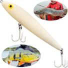 Isca Artificial Rebel T20 Jumpin Minnow Cor Osso11,5cm 23g Zig Zara Para Tucunaré Traíra Trairão