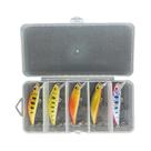 Isca Artificial Rígida Micro Minnow Wobbler Afundante 5 Peças Para Pesca De Truta, Robalo, Carpa E