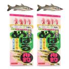 Isca Artificial Sabik Fluorescente Kit 2 Lago Rio Mangue Bagre Robalo Baiacu Corvina Xerelete Pesca Esportiva