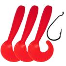 Isca Artificial Soft Shad Grub Simples Criatura Kit 3pçs Isca Artificial Soft Shad Grub Simples Criatura Kit 3pçs