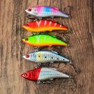 Isca Artificial VIB De 10g Para Pesca No Gelo De Inverno, 5 Peças, Isca Rattlin Com Gancho Japonês