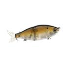 Isca de pesca flutuante com isca articulada de cauda macia para baixo e pique glide isca dura