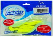 Isca FishBites E-Z Shrimp Amarela 30,5 cm de comprimento Isca FishBites E-Z Shrimp Amarela 30,5 cm de comprimento