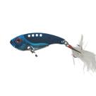Isca Para Pesca Artificial Metal Bait 5,5cm 10g Com Pena Garateia Em Aço Carbono Isca Para Pesca Artificial Metal Bait 5,5cm 10g Com Pena Garateia Em Aço Carbono