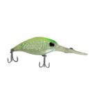 Isca Poseidon C4 50F Crankbait de Mergulho Profundo com Barbela Angulada Isca Poseidon C4 50F Crankbait de Mergulho Profundo com Barbela Angulada